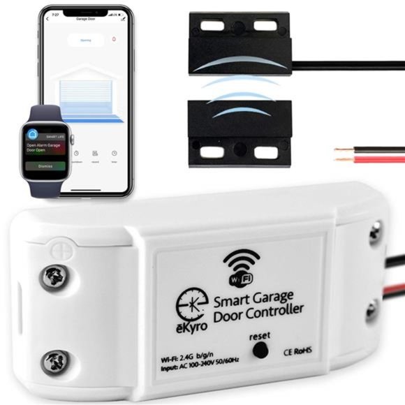 Smart Garage Door Opener -Universal WiFi Remote Controller Compatible with Alexa - Picture 1 of 6